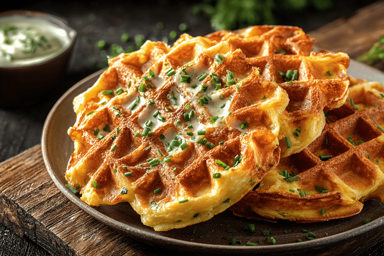 Savory Cheddar Chive Waffles: Your New Go-To Comfort Meal